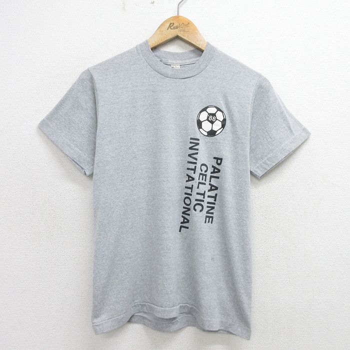 スクリーンスターズ 80s 半袖Tシャツ サッカー グレー S | 古着