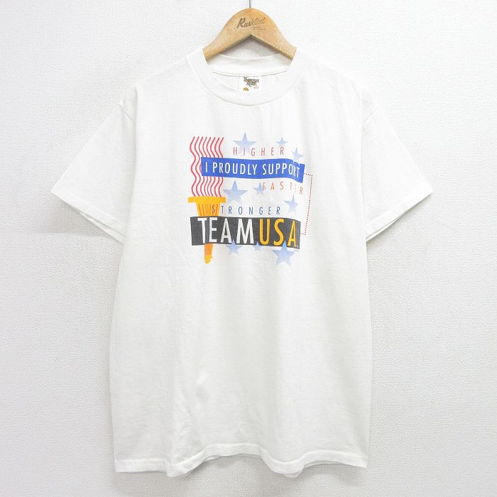 90s 半袖Tシャツ 聖火 ホワイト XL | 古着