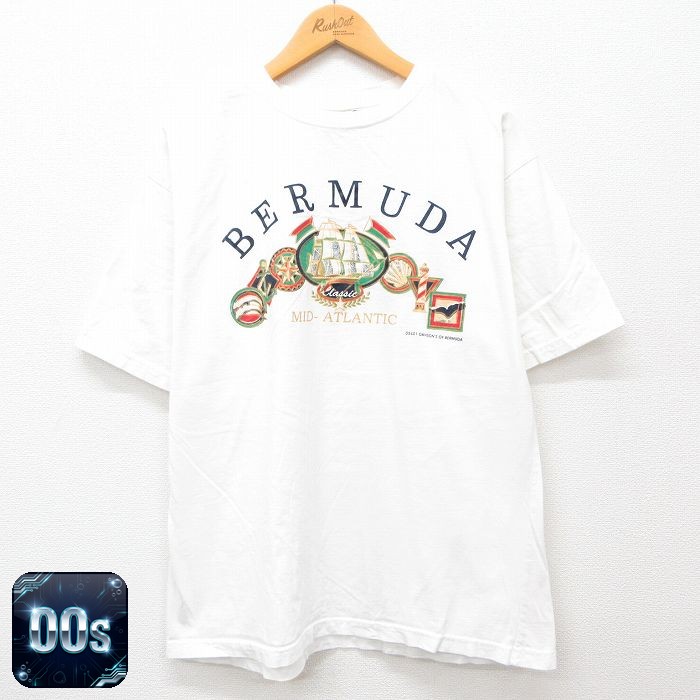 00s 半袖Tシャツ 船 ホワイト XL | 古着