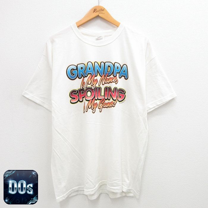 ヘインズ 00s 半袖Tシャツ GRANDPA ホワイト XL | 古着