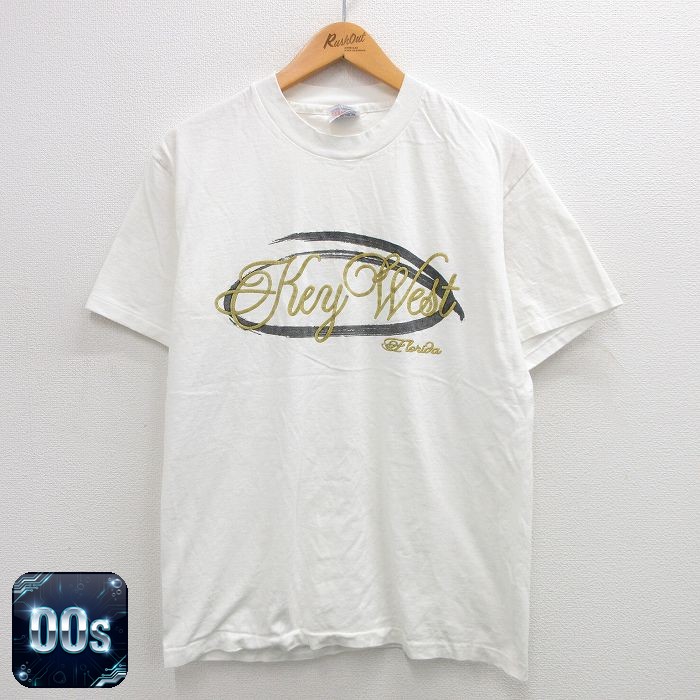 ヘインズ 00s 半袖Tシャツ キーウエスト ホワイト M | 古着