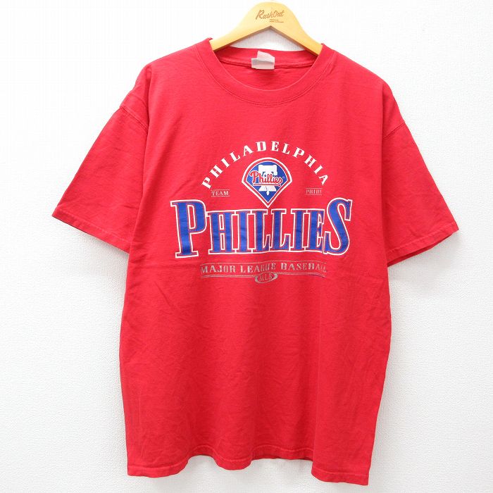00s 半袖Tシャツ フィラデルフィアフィリーズ レッド XL | 古着