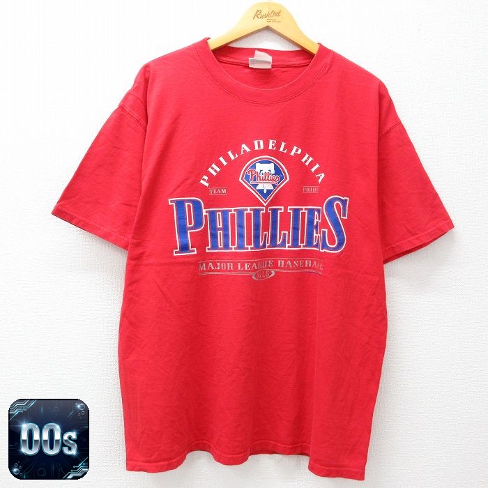 00s 半袖Tシャツ フィラデルフィアフィリーズ レッド XL | 古着