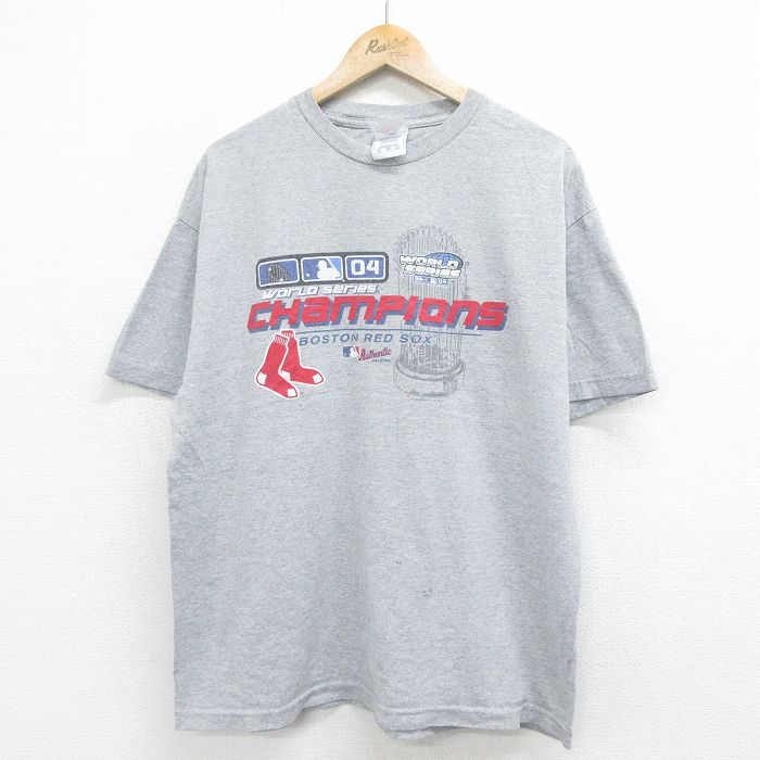 00s 半袖Tシャツ ボストンレッドソックス グレー霜降り XL | 古着