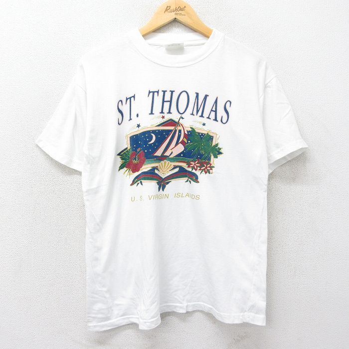 00s 半袖Tシャツ セントトーマス ホワイト XL | 古着