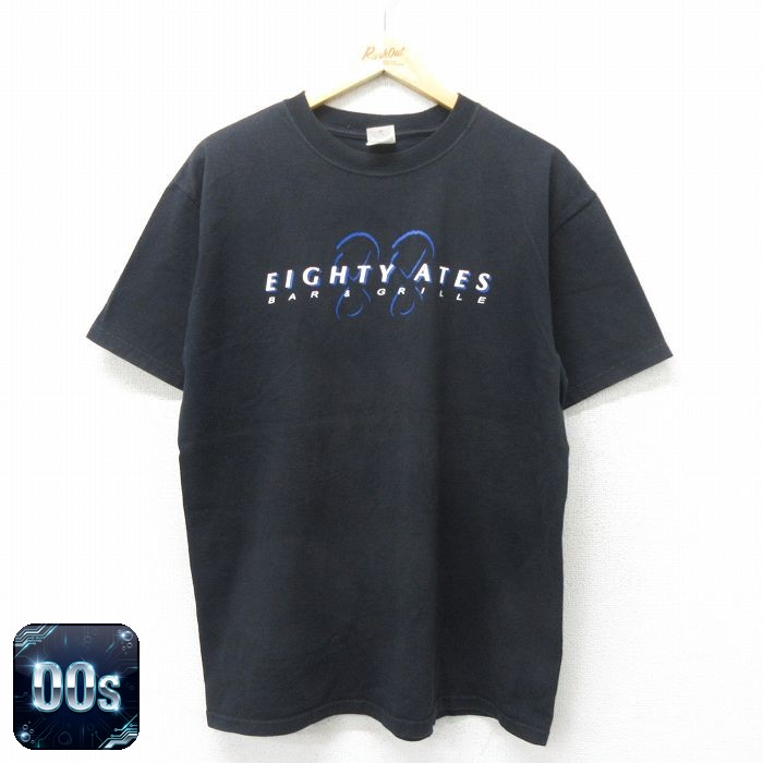 00s 半袖Tシャツ バー ブラック XL | 古着