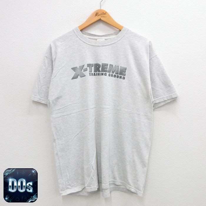 00s 半袖Tシャツ X-TREME グレー霜降り XL | 古着
