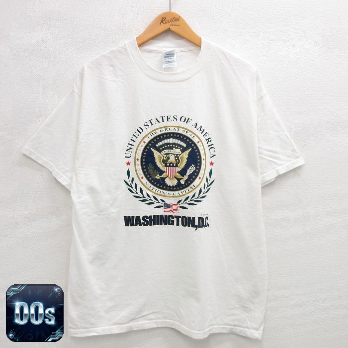00s 半袖Tシャツ ワシ ホワイト XL | 古着