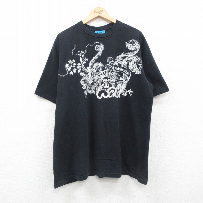 00s 半袖Tシャツ 十字架 ブラック XL | 古着