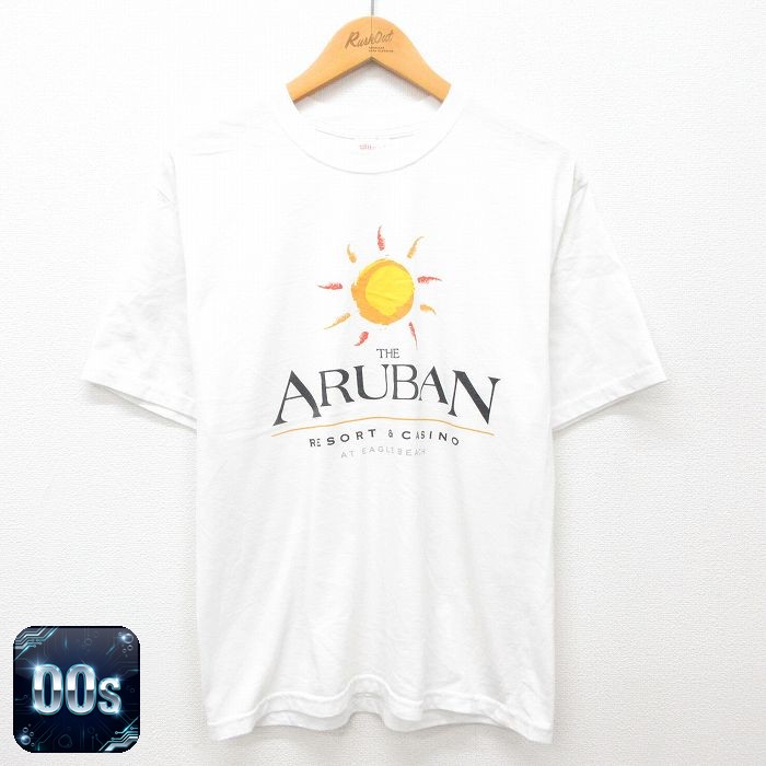 ヘインズ 00s 半袖Tシャツ THE ARUBAN ホワイト L | 古着