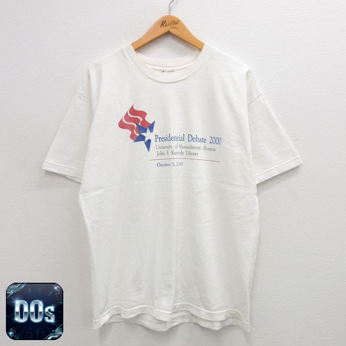 00s 半袖Tシャツ マサチューセッツ大学ボストン ホワイト XL | 古着