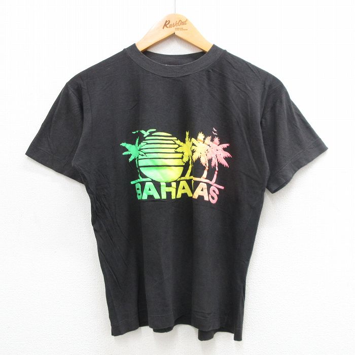 90s 半袖Tシャツ バハマ ブラック M | 古着