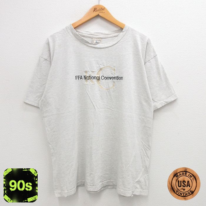 90s 半袖Tシャツ FFA グレー XL | 古着