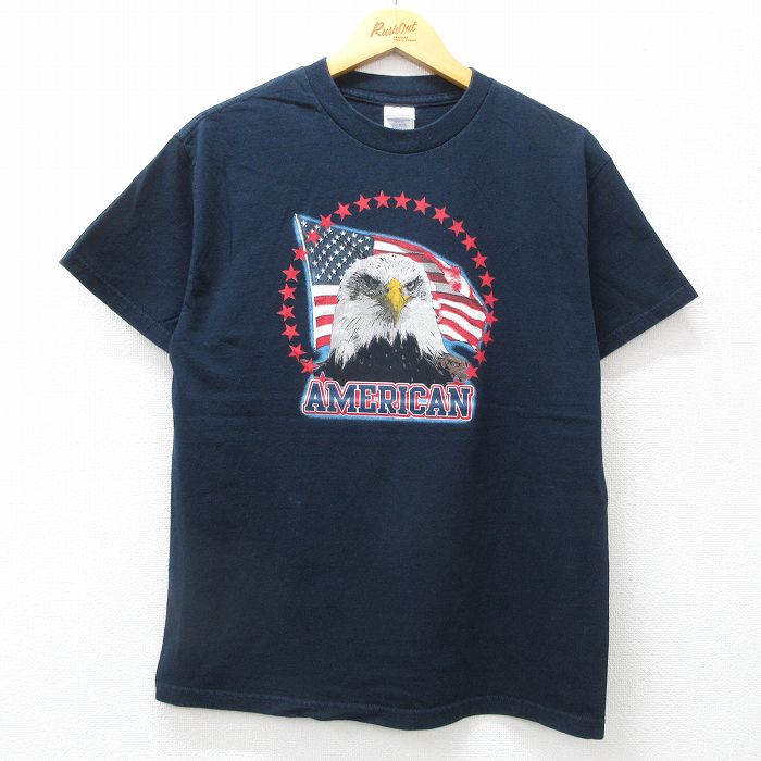 00s 半袖Tシャツ ワシ ネイビー M | 古着
