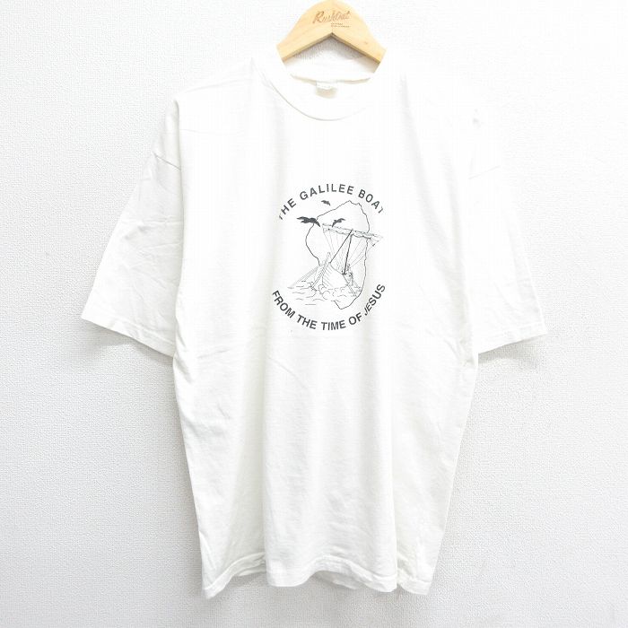 00s 半袖Tシャツ 船 ホワイト XL | 古着