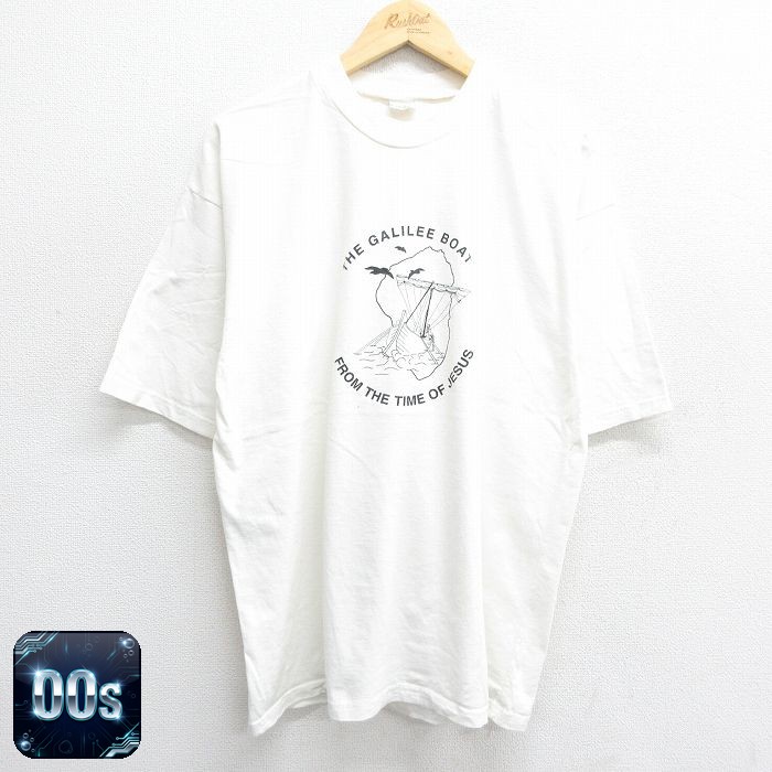 00s 半袖Tシャツ 船 ホワイト XL | 古着