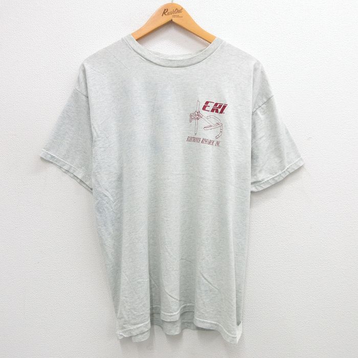 フルーツオブザルーム 00s 半袖Tシャツ ERI グレー XL | 古着