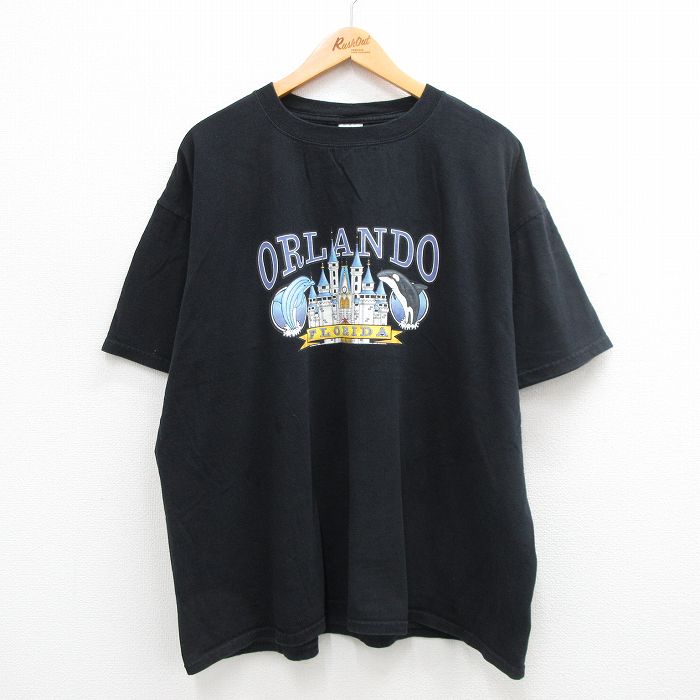 【50%OFF】00s 半袖Tシャツ イルカ ブラック XL | 古着