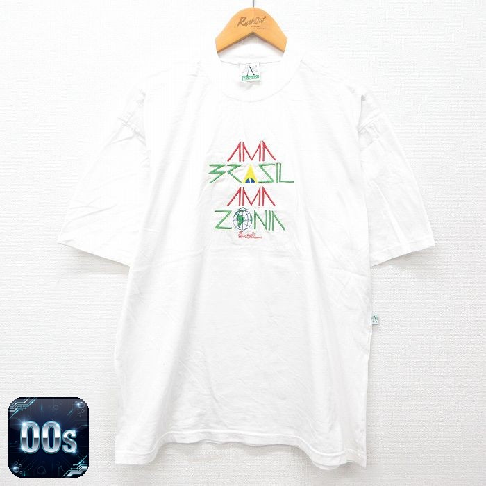 00s 半袖Tシャツ ブラジル ホワイト XL | 古着