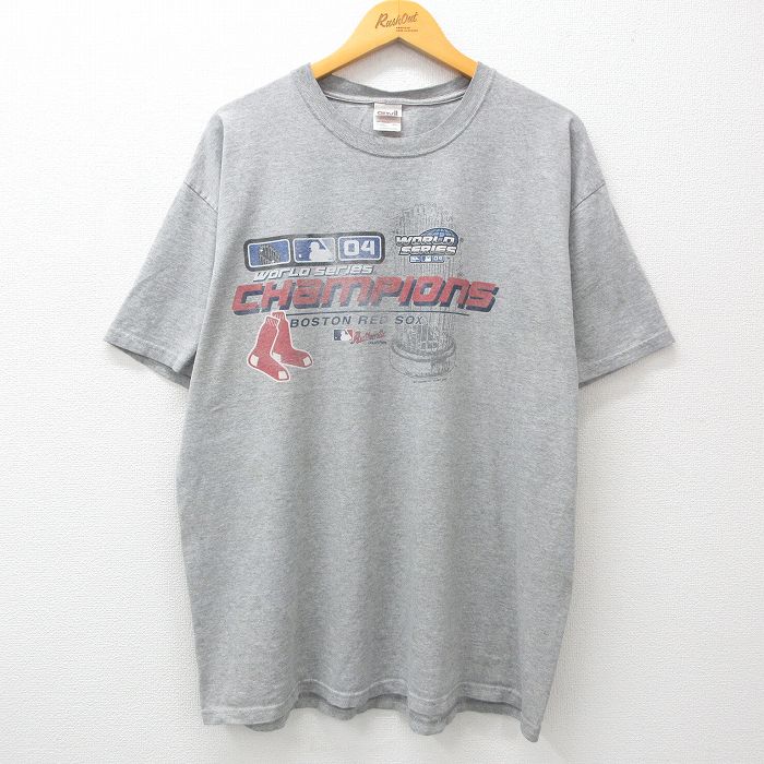 00s 半袖Tシャツ ボストンレッドソックス グレー霜降り XL | 古着