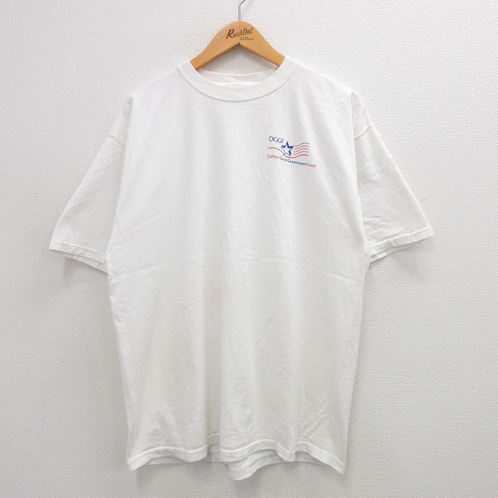 XL★古着 フルーツオブザルーム 半袖 ビンテージ Tシャツ メンズ 00年代 00s 星 DGDF コットン クルーネック 白 ホワイト 24aug05 中古