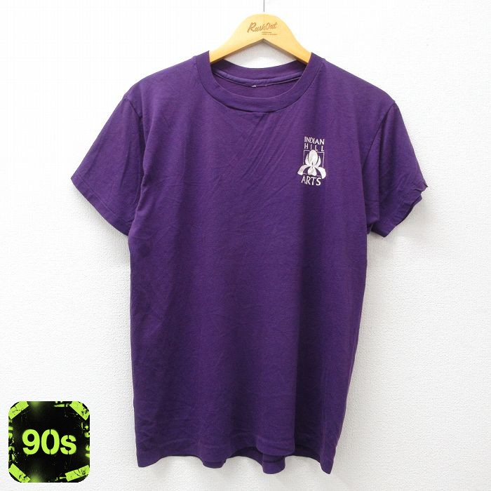 インディアンヒル 90s 半袖Tシャツ パープル L | 古着