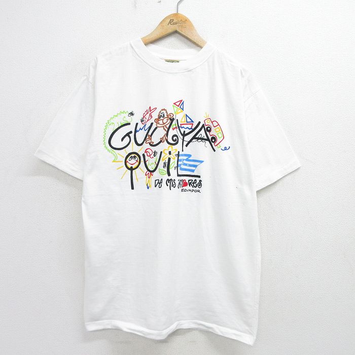 00s 半袖Tシャツ サル ホワイト XL | 古着