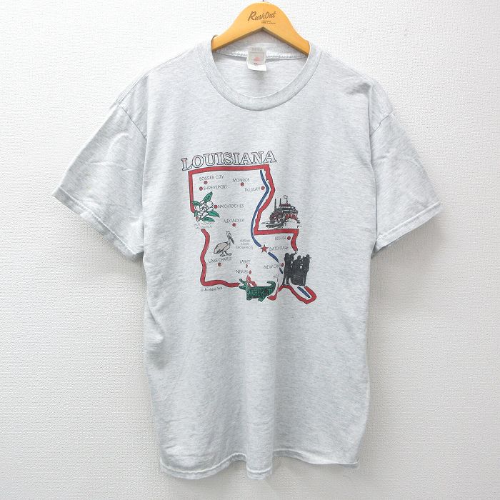 フルーツオブザルーム 00s 半袖Tシャツ ワニ グレー XL | 古着