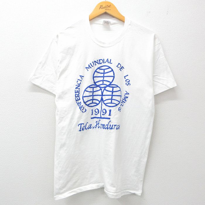 90s 半袖Tシャツ ホンデュラス ホワイト M | 古着