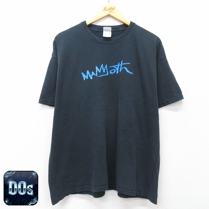 00s 半袖Tシャツ MAMMOTH ブラック XL | 古着