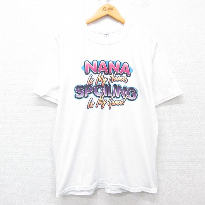 00s 半袖Tシャツ NANA ホワイト XL | 古着