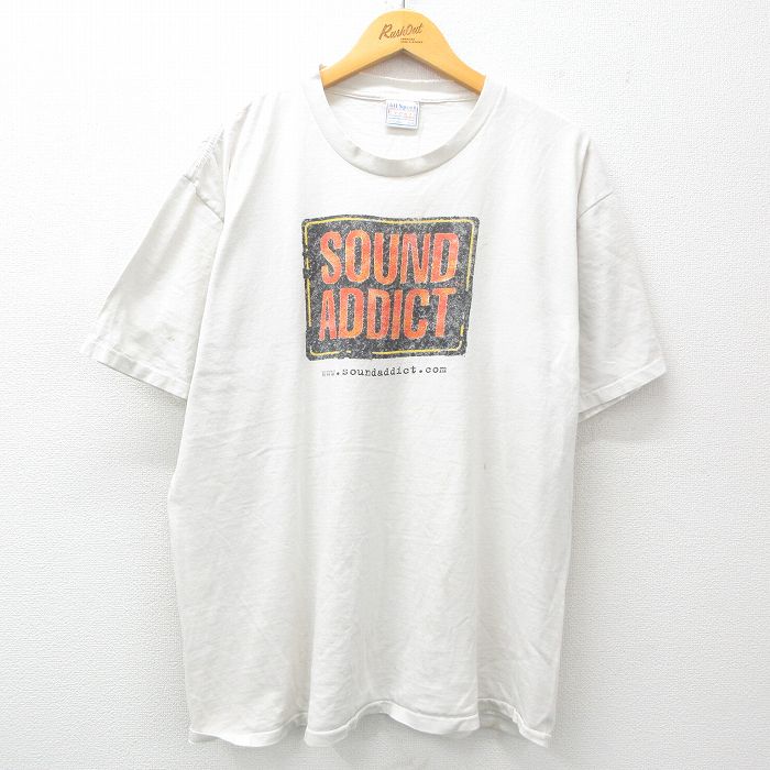 All Sport 00s 半袖Tシャツ SOUND ホワイト XL | 古着