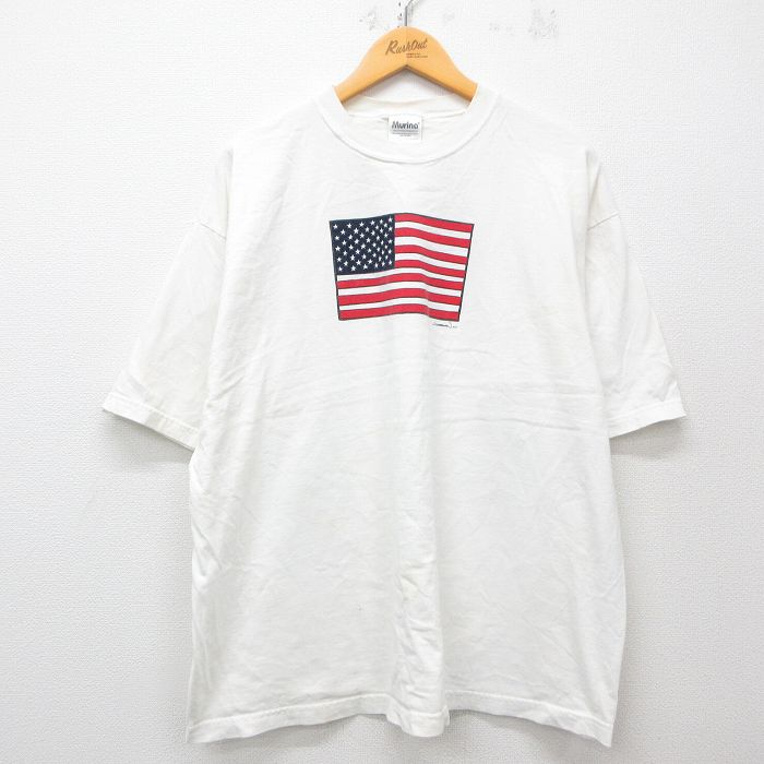 90s 半袖Tシャツ Bob＆Tom BAND ホワイト XL | 古着