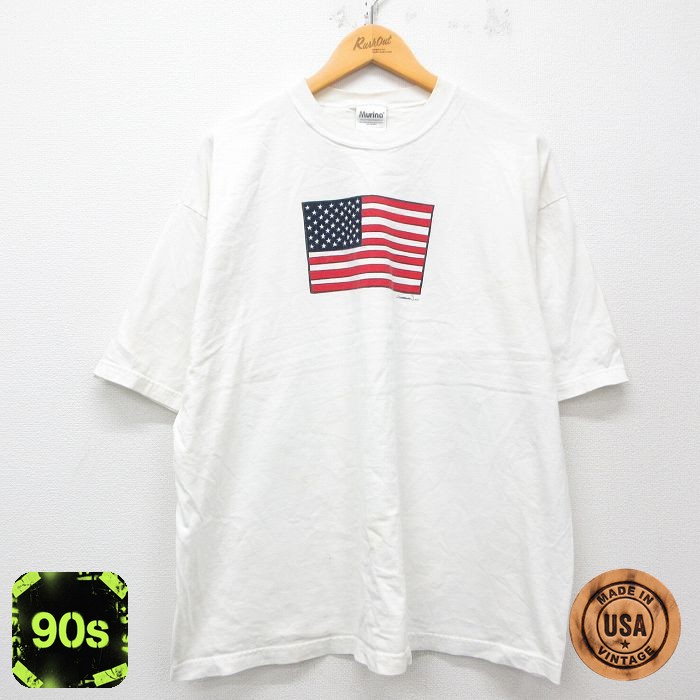90s 半袖Tシャツ Bob＆Tom BAND ホワイト XL | 古着