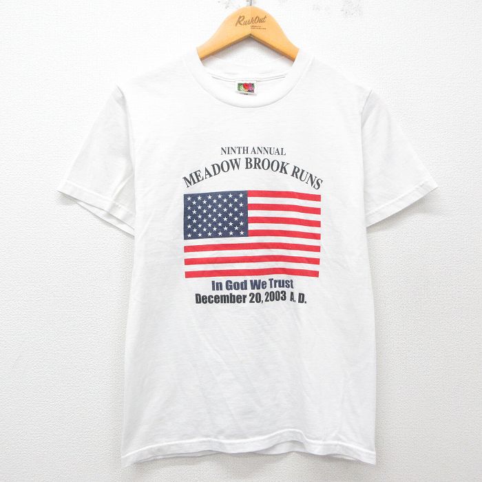 【50%OFF】フルーツオブザルーム 00s 半袖Tシャツ RUN ホワイト XS | 古着
