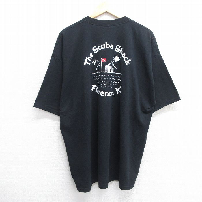 00s 半袖Tシャツ フローレンス ブラック XL | 古着