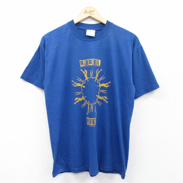 【50%OFF】ジャージーズ 00s 半袖Tシャツ REBEL2 ネイビー L | 古着