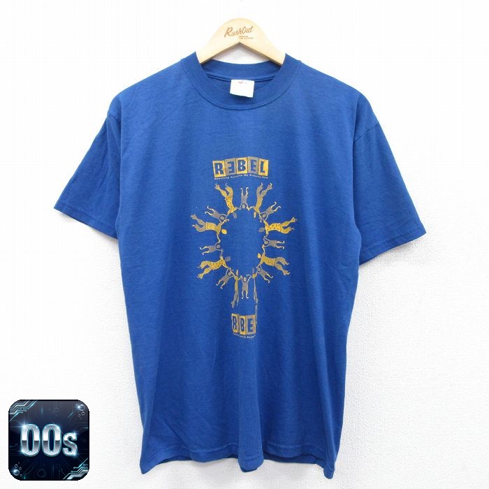 ジャージーズ 00s 半袖Tシャツ REBEL2 ネイビー L | 古着