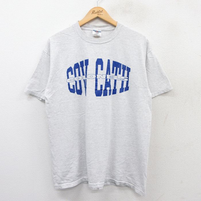 00s 半袖Tシャツ COLONELS グレー霜降り XL | 古着