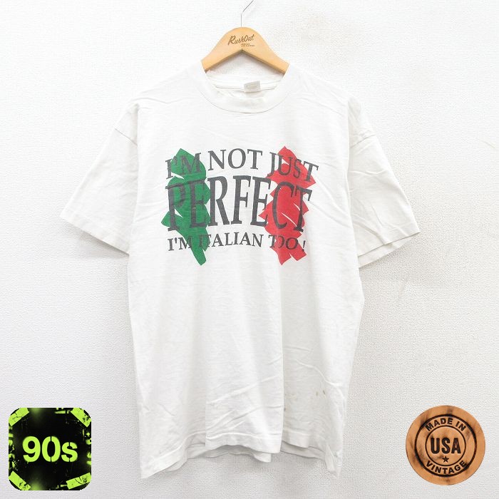 フルーツオブザルーム 90s 半袖Tシャツ PERFECT ホワイト L | 古着
