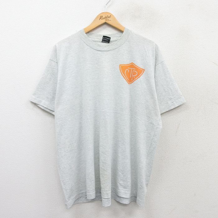 フルーツオブザルーム 90s 半袖Tシャツ CTR グレー XL | 古着