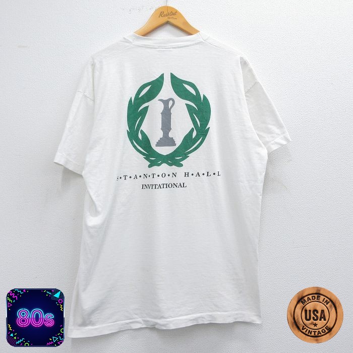 フルーツオブザルーム 80s 半袖Tシャツ STANTONHALL ホワイト XL | 古着