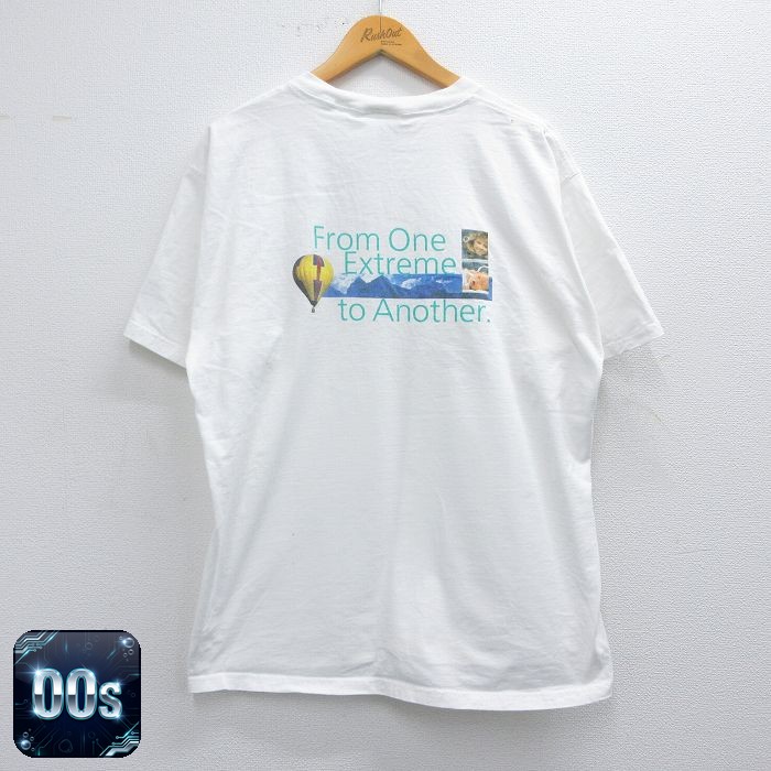 フルーツオブザルーム 00s 半袖Tシャツ 気球赤ちゃん ホワイト L | 古着
