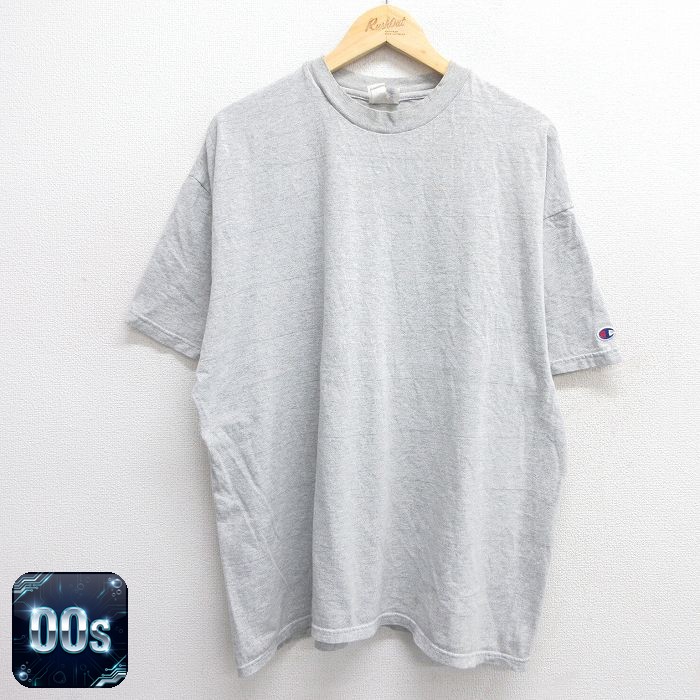 チャンピオン 00s 半袖Tシャツ 霜降り グレー XL | 古着