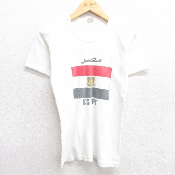 00s 半袖Tシャツ エジプト ホワイト S | 古着