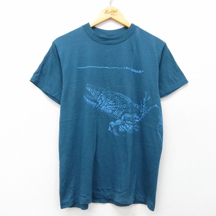 ヘインズ 80s 半袖Tシャツ ウツボ ネイビー M | 古着
