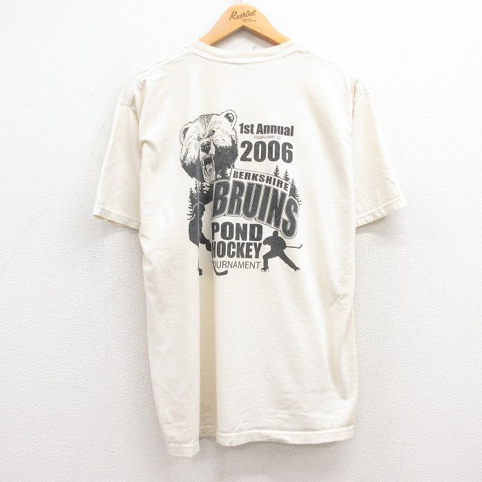 00s 半袖Tシャツ バークシャーブルーインズ ホワイト XL | 古着