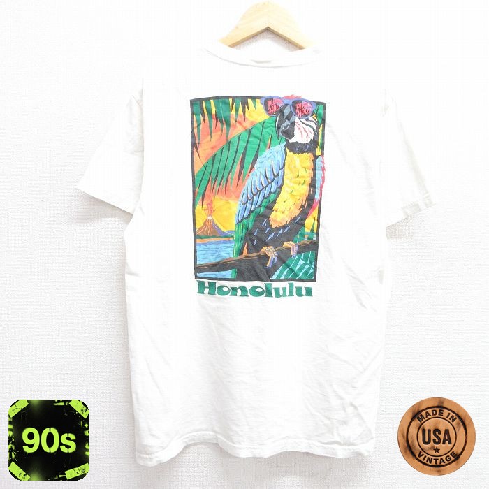 90s 半袖Tシャツ プラネットハリウッド ホワイト M | 古着