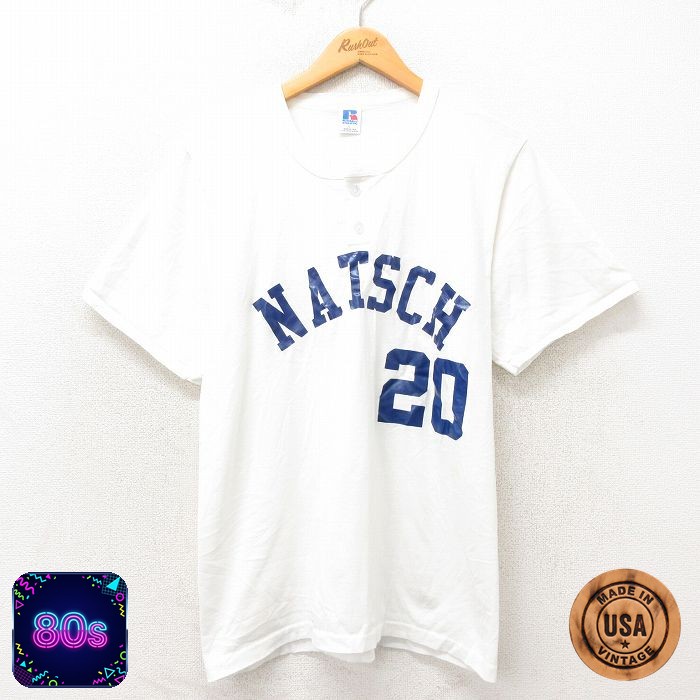 ラッセル 80s 半袖Tシャツ NATSCH ホワイト L | 古着