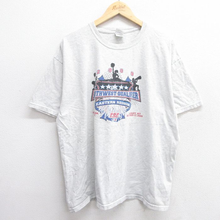 00s 半袖Tシャツ チアリーディングスタッフ グレー XL | 古着